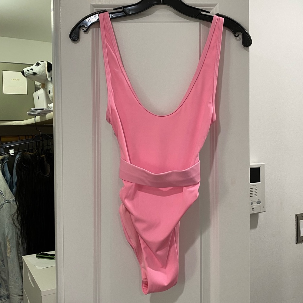 Pink One Piece Swimsuit